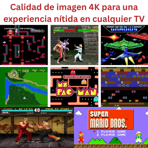 🎮 Consola Retro Inalámbrica 4K – 10,000+ Juegos Clásicos
